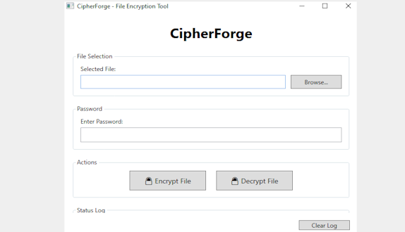 CipherForge Encryption Process