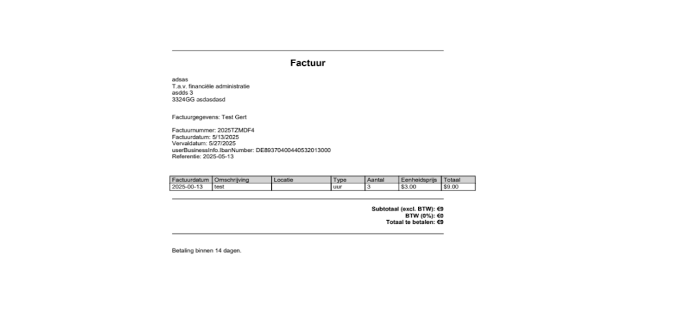 Invoice Creator Dashboard